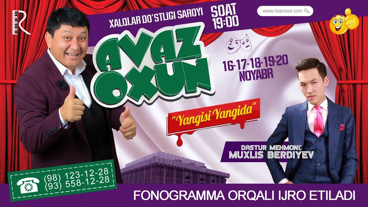 Avaz Oxun – Yangisi yangida nomli konsert dasturi 2018 HD