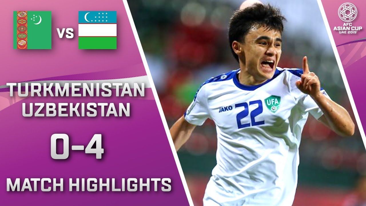 TURKMENISTAN - UZBEKISTAN - 0:4 | MATCH HIGHLIGHTS | MACTH-24 | 13.01.2019 AsianCup2019