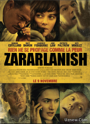 ВИРУС / ZARARLANISH (XORIJ KINOSI O'ZBEK TILIDA 2011)