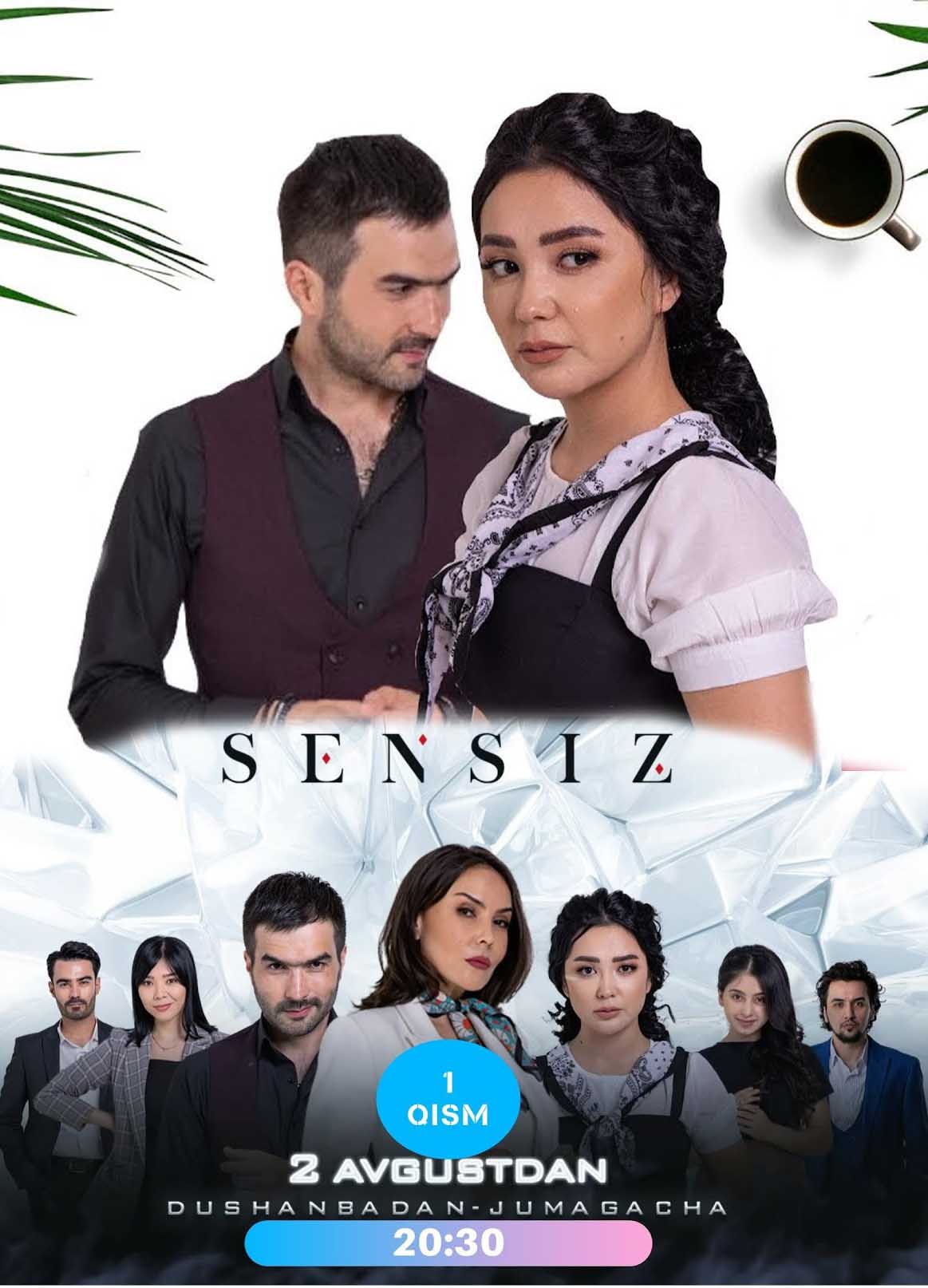 Sensiz 1 - 64-65-66-67-68-69 -qismlar (o'zbek serial)  | Сенсиз (Ўзбек сериал)